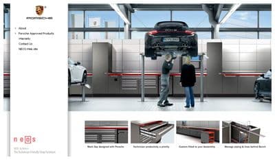 Nelson Industrial Porsche Dealers — Microsite for Nelson Industrial with Canadian Porsche dealerships.