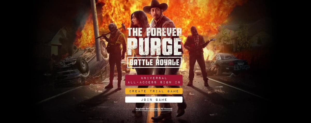 The Forever Purge — Battle Royale — A battle-royale web experience for the release of The Forever Purge.
