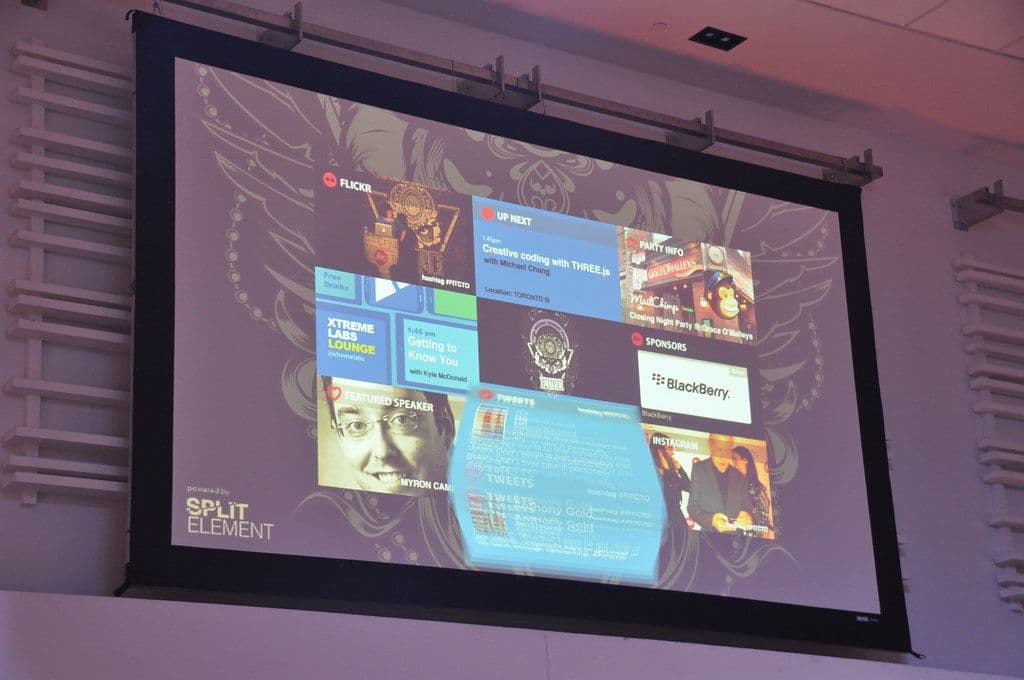 FITC Social Wall — A live social wall for FITC Toronto 2013.
