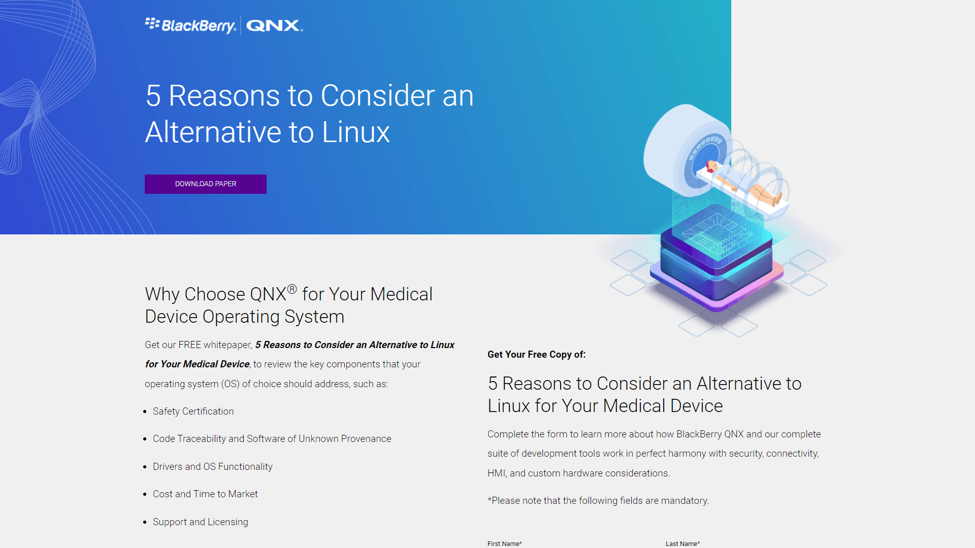 BlackBerry QNX — Web work for BlackBerry’s embedded-systems division.