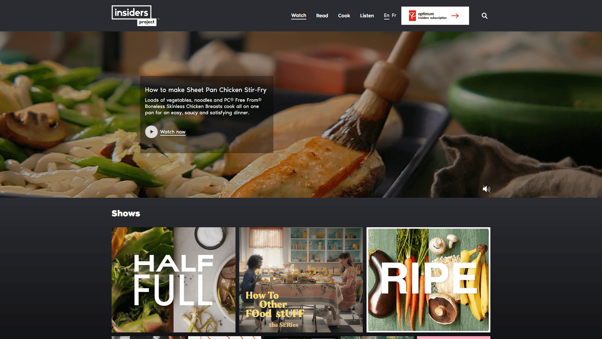 PC Insiders Project — Digital experience work for PC Insiders.